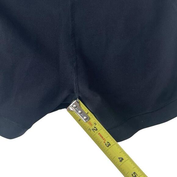 Under Armour Women’s Black HeatGear Compression Shorts Small Logo Waistband - Picture 4 of 4